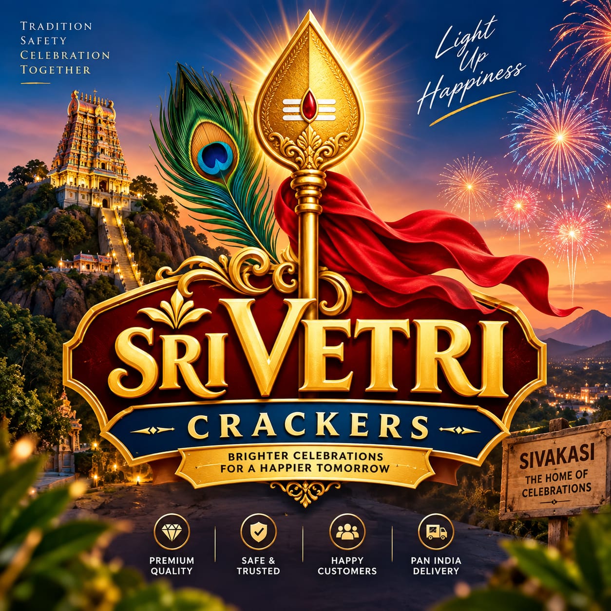 Sri Vetri Crackers logo