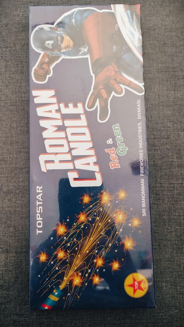 ROMAN CANDLE RED & GREEN