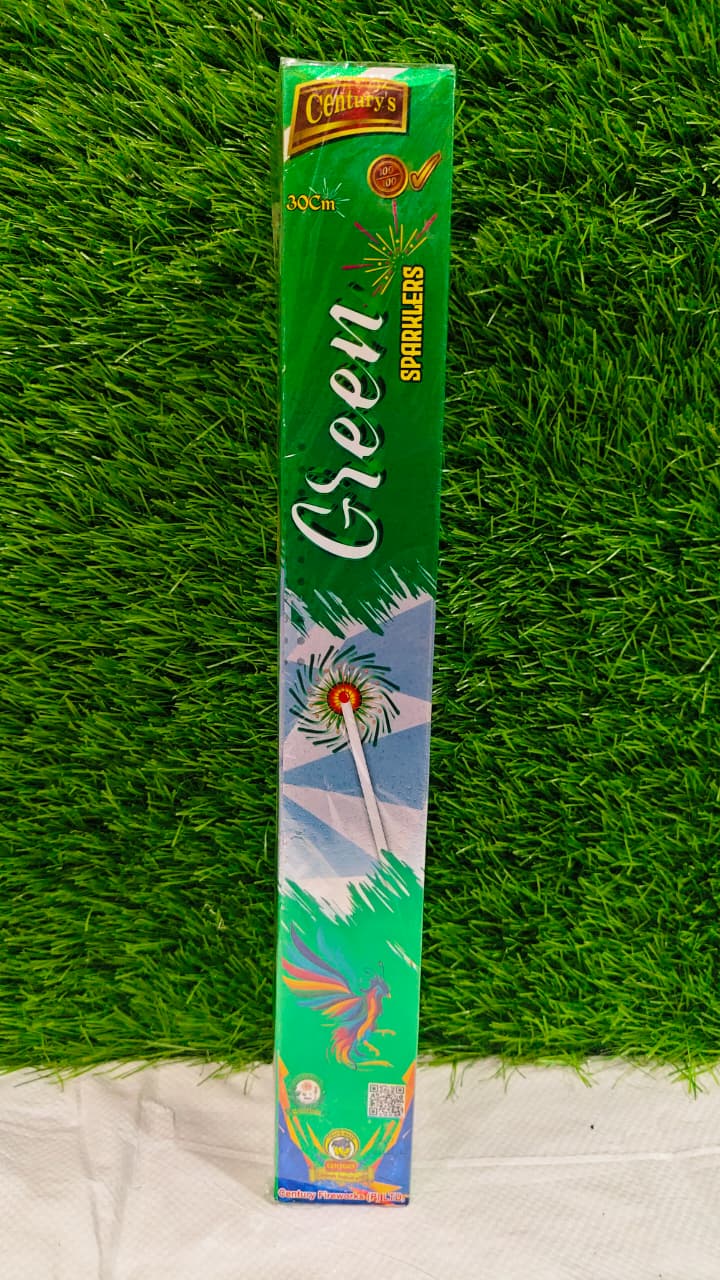 30 CM GREEN SPARKLERS