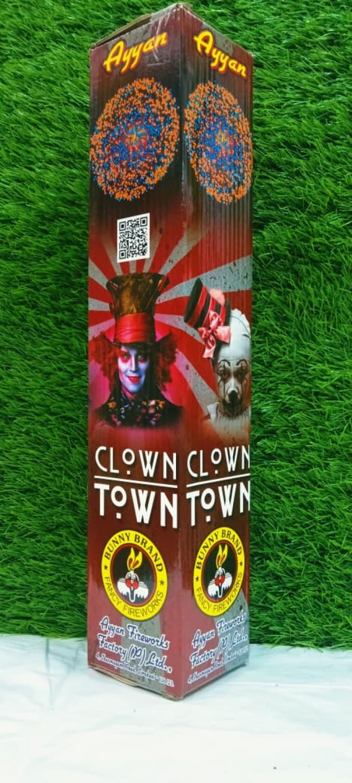 CLOWN TOWN (Blue with Orange Eye)